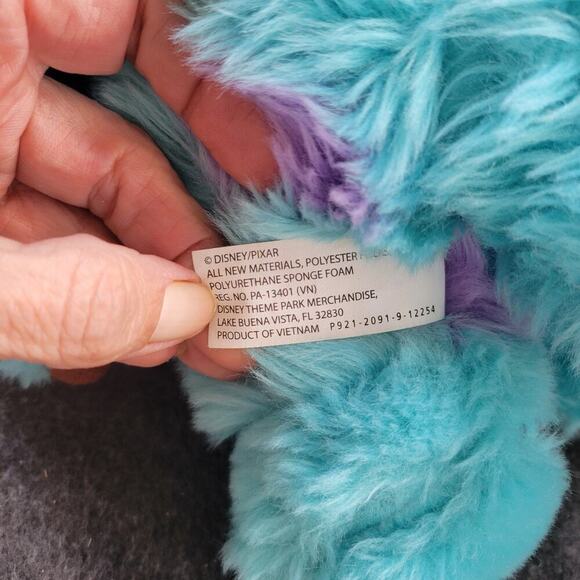 Disney Parks Exclusive Monsters Inc Uni Sulley Monster 14" Medium Plush Toy - Picture 6 of 10